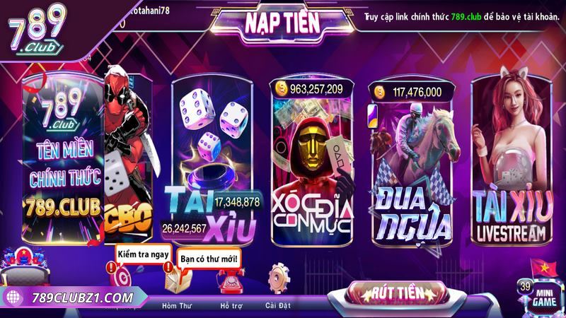 Sau khi cài NoxPlayer có thể tham gia cá cược tại 789CLUB ngay