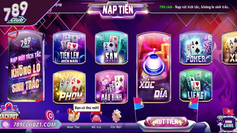 Game bài 789CLUB - Sảnh cược sáng giá